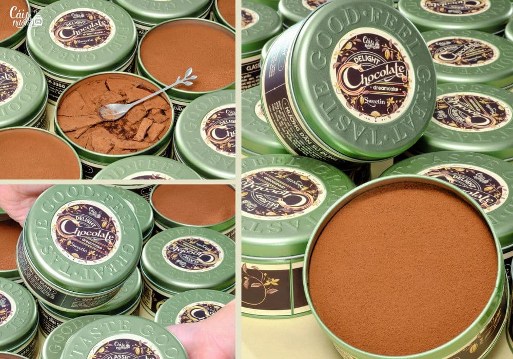 Chocolate Dream Cake – Vị bánh hot nhất trong dòng bánh hộp thiếc cao cấp Sweetin