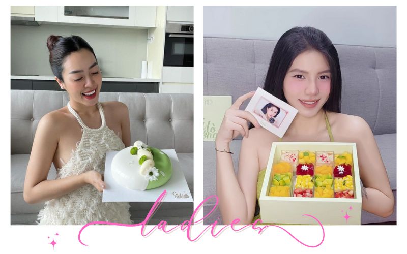 bánh sinh nhật sang trọng cho nữ