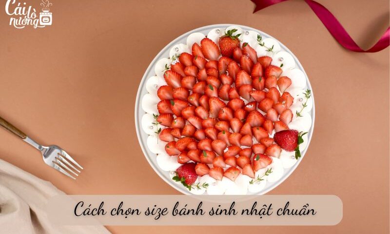 size bánh sinh nhật