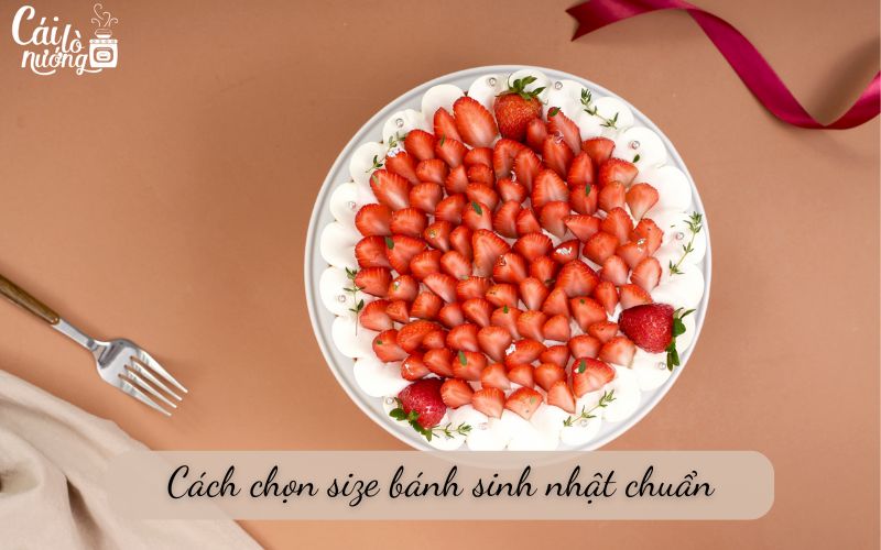 size bánh sinh nhật