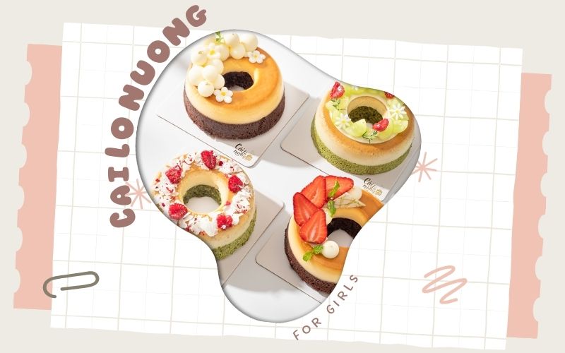 bánh sinh nhật cute cho bé gái