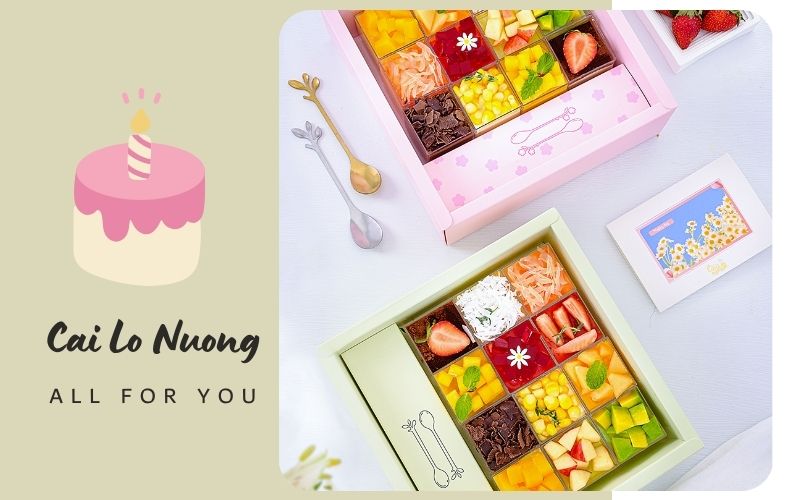 bánh sinh nhật hiện đại đơn giản