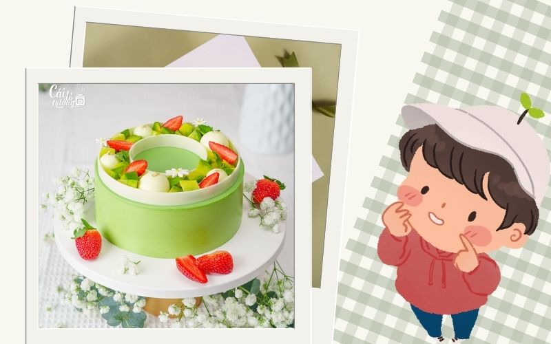 bánh sinh nhật cho bé trai đơn giản