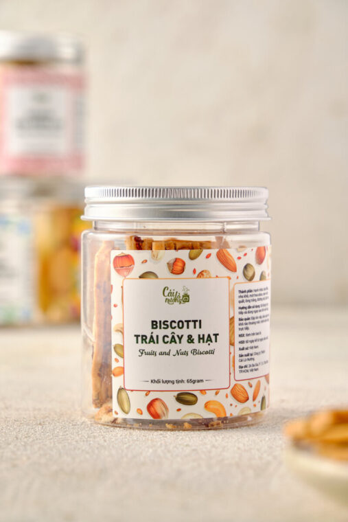 Fruits and Nuts Biscotti - Biscotti trái cây và hạt