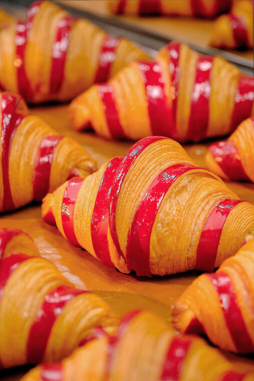 Red croissant