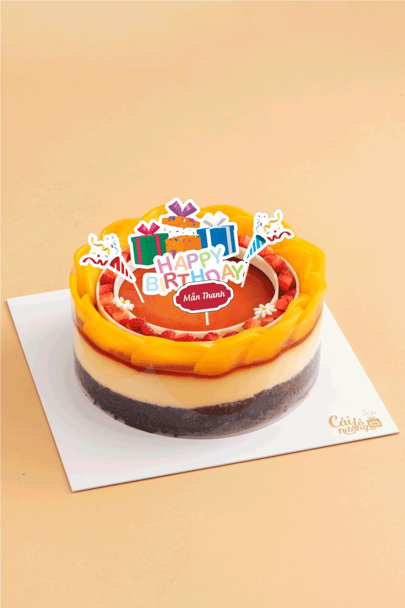 Flan Gato Peach Flower– Flan Gato Đào Dâu