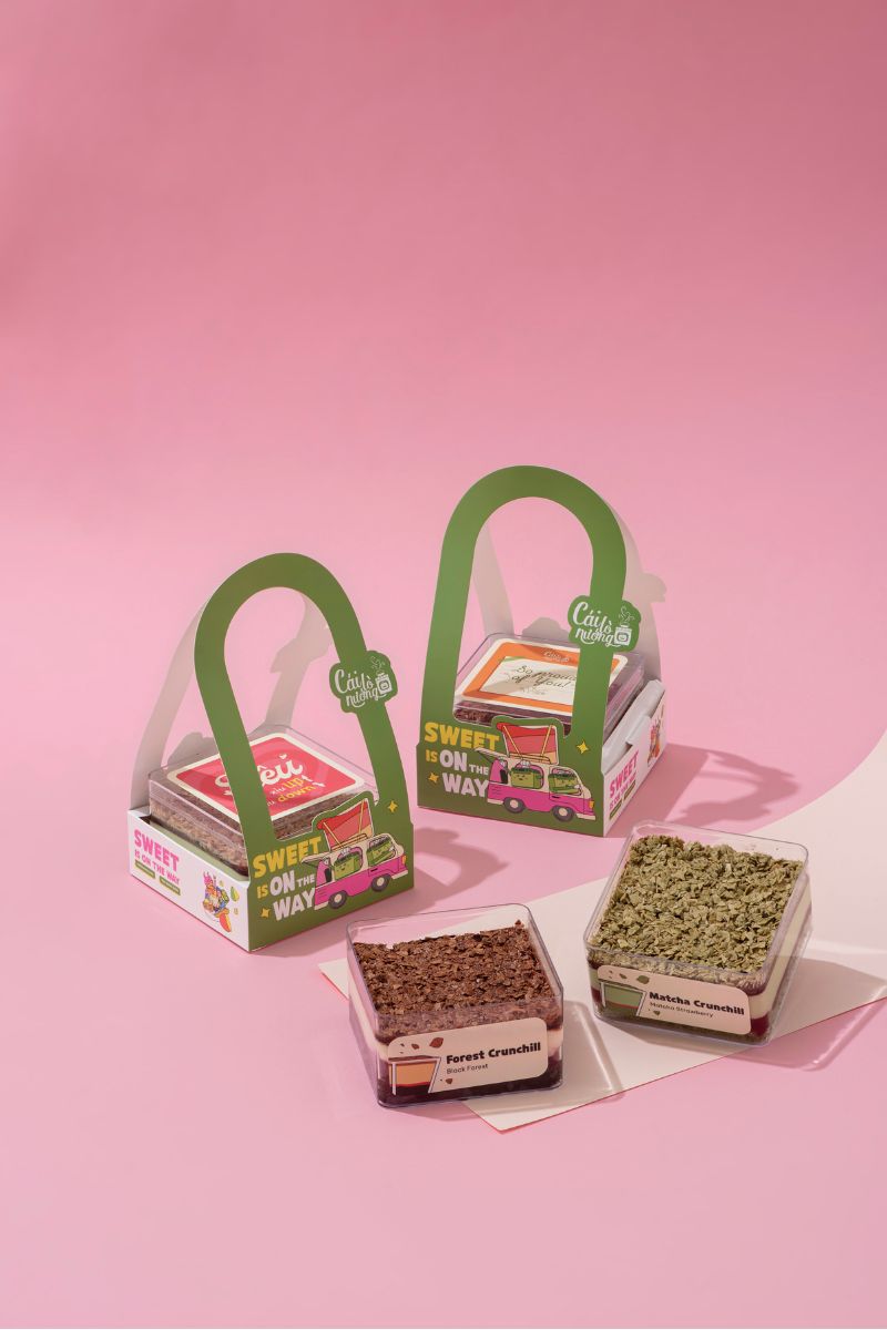 Set 2 Crunchill (tùy chọn vị bánh)