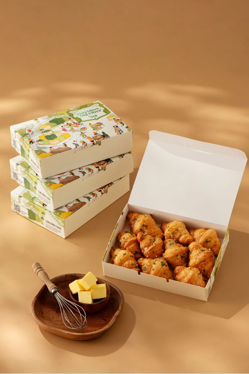 Set Bánh Mini Croissant Bơ Tỏi