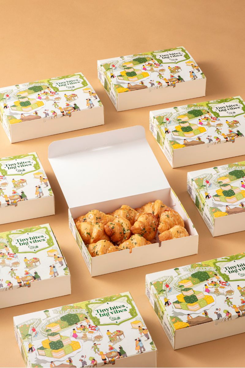 Set Bánh Mini Croissant Bơ Tỏi