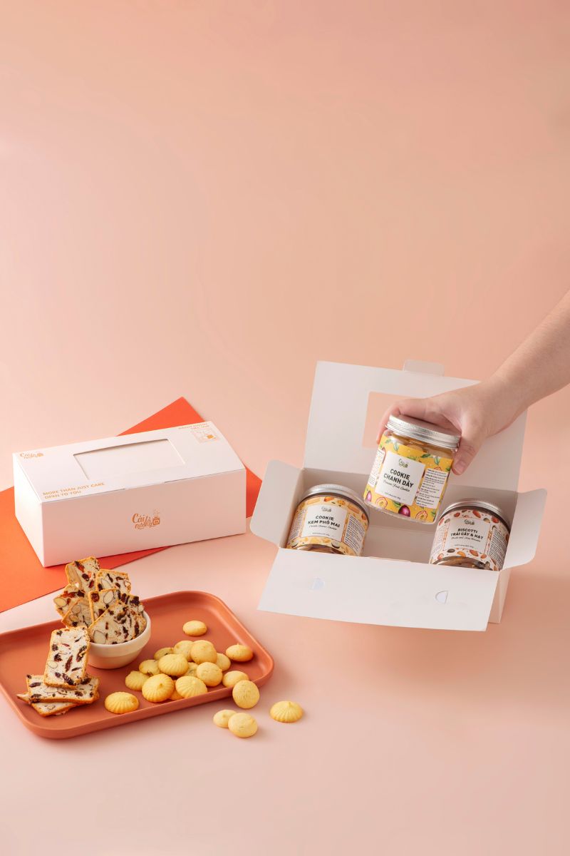 Hộp Set 3 Cookie Tùy Chọn